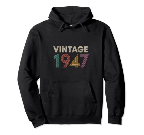 Consigue ahora Cumpleaños 1947 Navidad Sudadera con Capucha Top Precio 2024 | regaloscumple.com