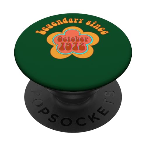 Consigue ahora Nacido Navidad en octubre 1972 Cumpleaños Legendario desde 1972 PopSockets PopGrip Intercambiable Ofertas 2024 | regaloscumple.com