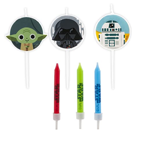 Consigue ahora Dekora - Mix Velas Cumpleaños Star Wars | Velas para Tartas Cumpleaños Ideas para regalar Infantiles | 15 unidades (3 redondas + 12 palillo) Top Precio 2025 | regaloscumple.com