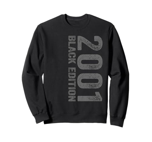 Comprar 24th Birthday Ideas para regalar Gifts 24 Year Old Vintage 2001 Black Edition Sudadera Ofertas 2025 | regaloscumple.com