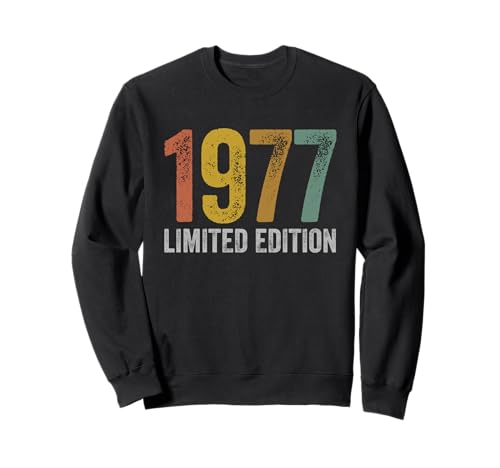Consigue ahora Navidad Cumpleaños 1977 Sudadera Ofertas 2025 | regaloscumple.com