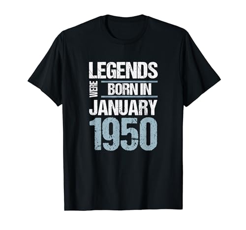 Consigue ahora Las leyendas Navidad nacieron en enero 1950 Cumpleaños Camiseta Rebajas 2024 | regaloscumple.com
