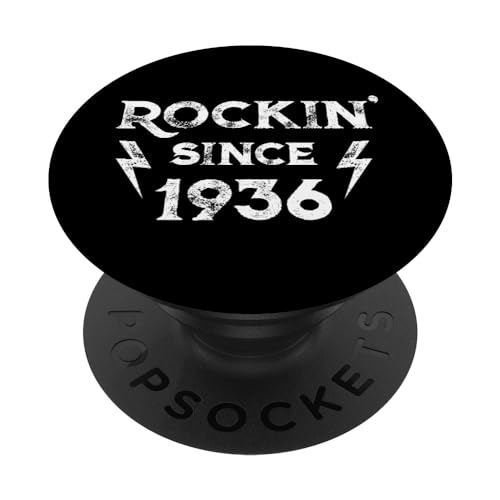 Consigue ahora 88 años: Rock clásico 1936 88 cumpleaños PopSockets PopGrip Cumpleaños Intercambiable Top Precio 2025 | regaloscumple.com