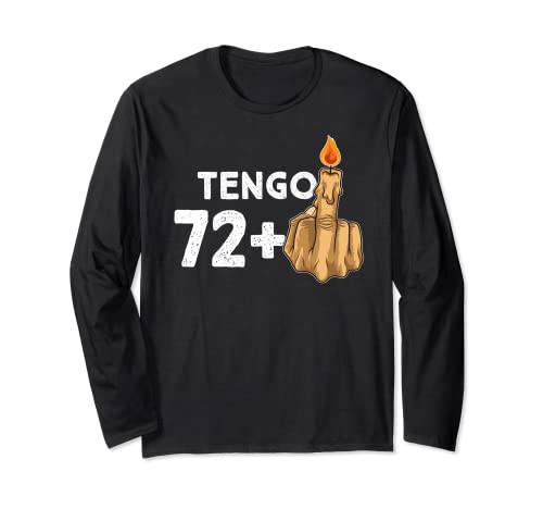 Consigue ahora 72+1 Dedo Medio Vela De Cumpleaños Para Ideas para regalar El 73º Cumpleaños Manga Larga Ofertas 2025 | regaloscumple.com