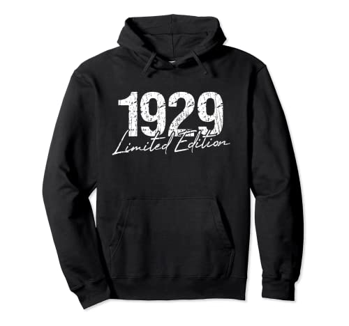 Consigue ahora Cumpleaños Navidad 1929 Edición limitada Regalo Usado Grunge Vintage Sudadera con Capucha Ofertas 2024 | regaloscumple.com