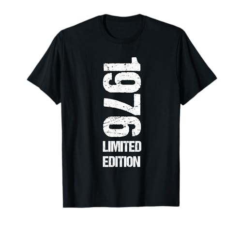 Comprar Vintage 1976 Edición Limitada Cumpleaños 1976 Hombres Mujer Camiseta Regalos Top Precio 2024 | regaloscumple.com