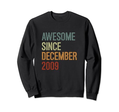 Consigue ahora Impresionante desde diciembre 2009 regalo Catálogo cumpleaños divertido retro Sudadera Ofertas 2024 | regaloscumple.com