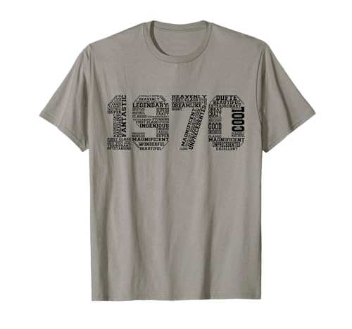 Comprar Cumpleaños Mujeres Hombres Vendimia 1970 Camiseta Top Regalos Precio 2025 | regaloscumple.com