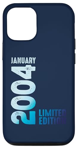 Comprar Carcasa para iPhone 12/12 Pro Edición Limitada 2004 Cumpleaños Enero 2004 Ofertas 2024 | regaloscumple.com