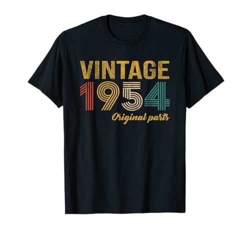 Comprar Vintage 1954 BlackFriday Regalo Original Hombre 70 Años Cumpleaños Mujer Camiseta Top Precio 2024 | regaloscumple.com