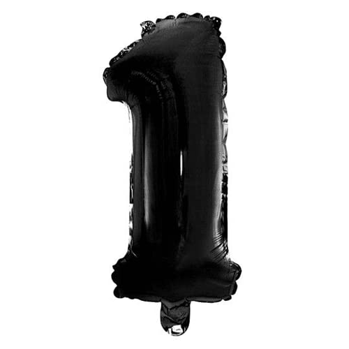 Consigue ahora CABLEPELADO - Globo numero Regalos cumpleaños - 45 cm - eventos - photocall - decoracion - numero 1 - color negro Top Precio 2025 | regaloscumple.com