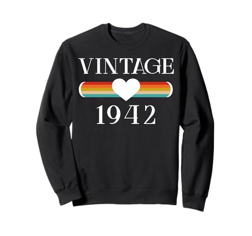 Comprar Decoraciones vintage 83 BlackFriday cumpleaños vintage 1942 83 años Sudadera Top Precio 2025 | regaloscumple.com