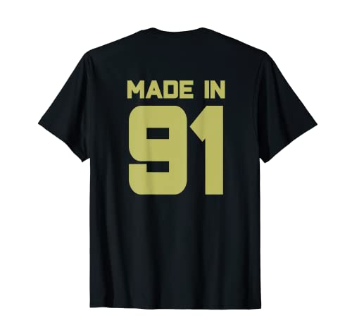 Comprar Hecho en 1991 cumpleaños Navidad 91 Camiseta Top Precio 2025 | regaloscumple.com