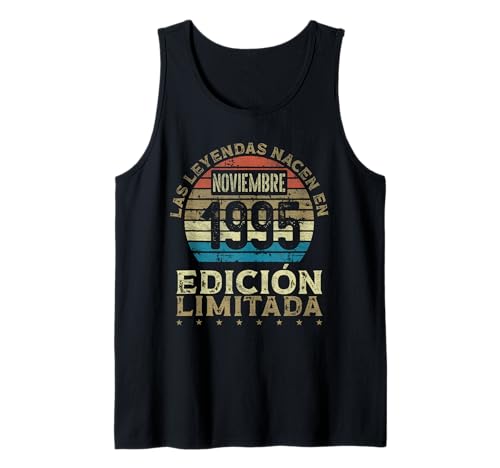 Comprar Las Leyendas Cumpleaños nacen en Noviembre 1995 - 29 Años Cumpleaños Camiseta sin Mangas Top Precio 2025 | regaloscumple.com