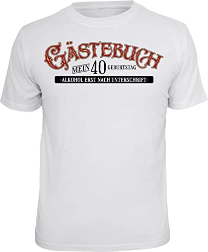 Comprar Camiseta libro Regalos visitas como regalo para cumpleaños 40 40 L Rebajas 2024 | regaloscumple.com