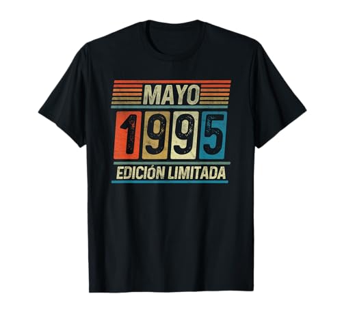 Comprar Mayo 1995 Vintage - 29 Años Regalo Cumpleaños Regalos Hombre Camiseta Ofertas 2024 | regaloscumple.com