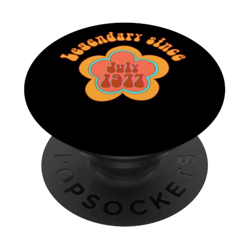 Comprar Nacido en julio 1977 Cumpleaños Legendario desde 1977 PopSockets PopGrip Catálogo Intercambiable Top Precio 2024 | regaloscumple.com