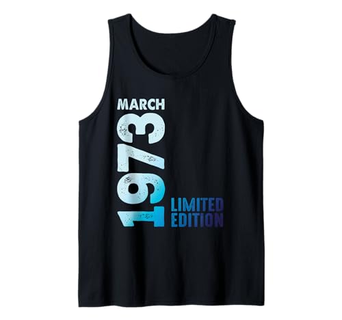 Comprar Edición Limitada Marzo 1973 Camiseta sin Promoción Mangas Ofertas 2025 | regaloscumple.com
