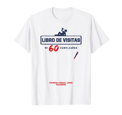 Comprar 60 cumpleaños - 60 años - Libro BlackFriday visitas fiesta 60 años Camiseta Top Precio 2024 | regaloscumple.com