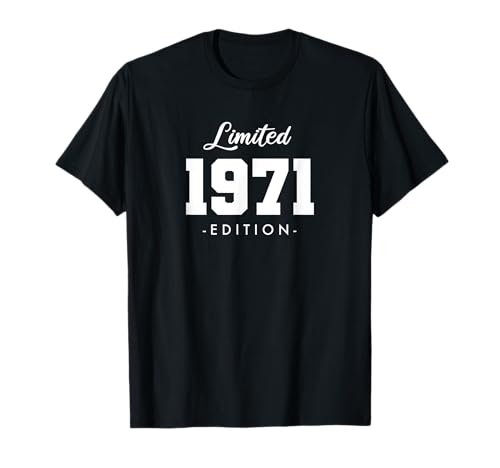 Comprar Retro 54 Años Nacido en 1971 Edición Limitada 54 Ideas para regalar Cumpleaños Camiseta Ofertas 2025 | regaloscumple.com