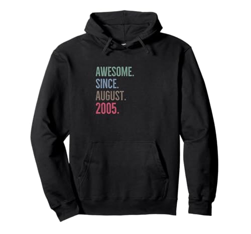 Comprar Impresionante desde Ideas para regalar agosto 2005 Edad Cumpleaños Idea Sudadera con Capucha Ofertas 2024 | regaloscumple.com