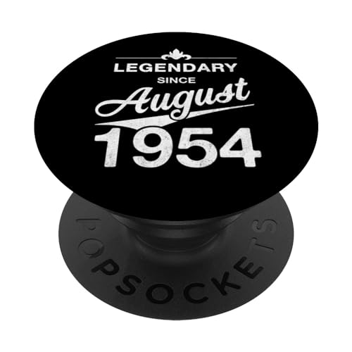 Consigue ahora 70 cumpleaños Nacido en Agosto 1954 Vintage 70 años PopSockets Catálogo PopGrip Intercambiable Top Precio 2024 | regaloscumple.com