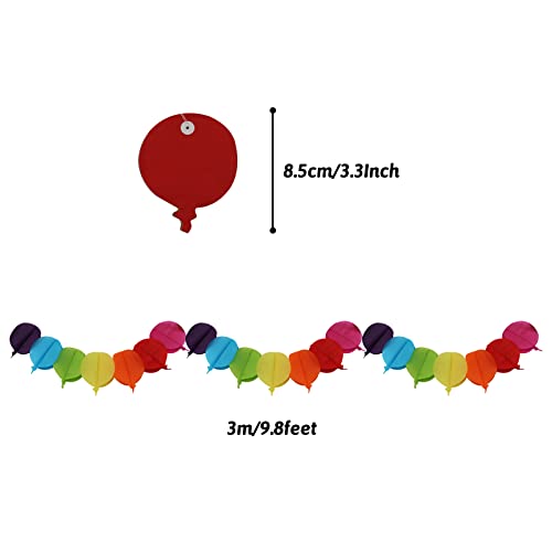 Mejores precios ZERODECO decoración abanico carnaval, cinco poms String cortinas suministros carnaval mexicano