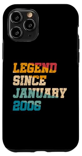 Consigue ahora Carcasa para Catálogo iPhone 11 Pro Leyenda 19 años desde enero 2006 Vintage 19 cumpleaños Top Precio 2024 | regaloscumple.com