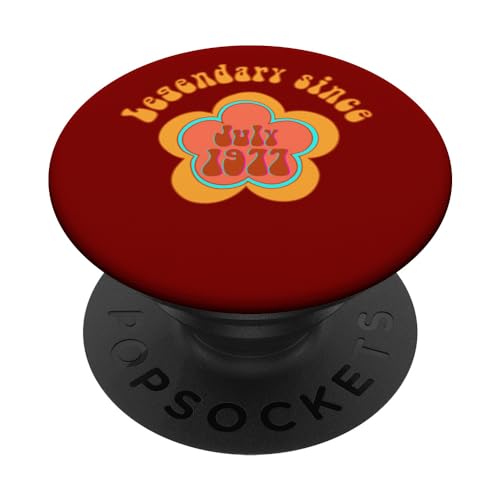 Comprar Nacido en julio 1977 Cumpleaños Legendario desde 1977 PopSockets PopGrip Intercambiable Promoción Top Precio 2024 | regaloscumple.com