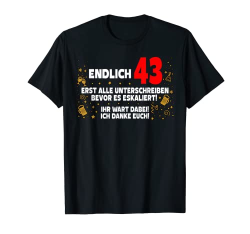 Comprar Finalmente Navidad 43 libro visitas para firmar 43 cumpleaños Camiseta Top Precio 2025 | regaloscumple.com