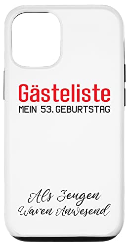 Consigue ahora Carcasa para iPhone 15 Gästeliste Mein 53. Geburtstag Libro Navidad visitas Firma Top Precio 2024 | regaloscumple.com
