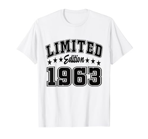 Comprar Edición limitada Catálogo 1963 Birthday 1963 Edición Birthday 1963 Camiseta Top Precio 2024 | regaloscumple.com