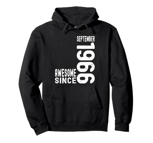 Comprar Impresionante Desde Septiembre 1966 Nacido En 1966 Septiembre Cumpleaños BlackFriday Sudadera con Capucha Ofertas 2025 | regaloscumple.com