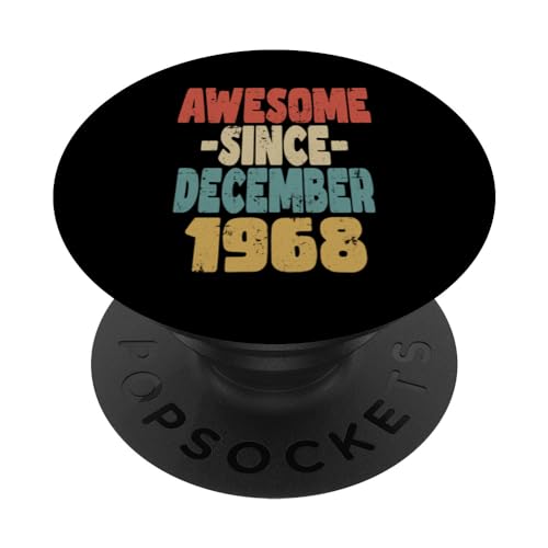 Comprar 1968 cumpleaños vintage retro impresionante desde diciembre Cumpleaños 1968 PopSockets PopGrip Intercambiable Ofertas 2024 | regaloscumple.com