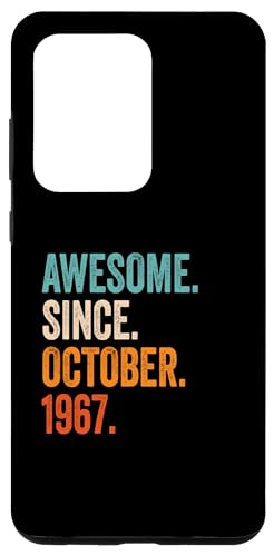 Consigue ahora Carcasa para Galaxy S20 Ultra Awesome Since October 1967 años 57 BlackFriday aniversario cumpleaños Rebajas 2024 | regaloscumple.com