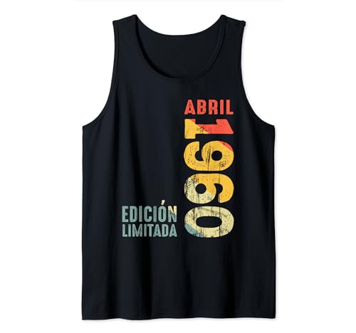 Consigue Catálogo ahora Abril 1960 Retro 1960 Año 1960 Vintage 1960 Desde 1960 Camiseta sin Mangas Rebajas 2024 | regaloscumple.com