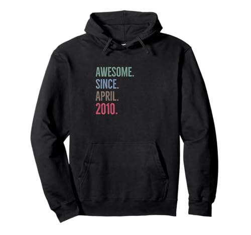 Comprar Impresionante desde abril 2010 Edad Cumpleaños Idea Sudadera con Navidad Capucha Rebajas 2024 | regaloscumple.com