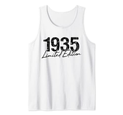Consigue ahora Cumpleaños 1935 Edición Navidad limitada Regalo Usado Grunge Vintage Camiseta sin Mangas Top Precio 2025 | regaloscumple.com