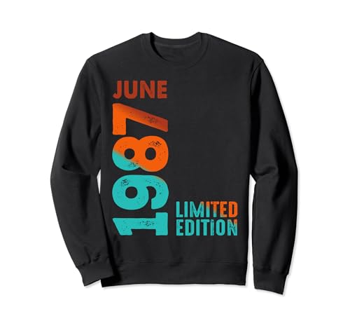 Comprar Desde Junio 1987 Año 1987 Retro Catálogo 1987 Vintage Edición 1987 Sudadera Ofertas 2024 | regaloscumple.com