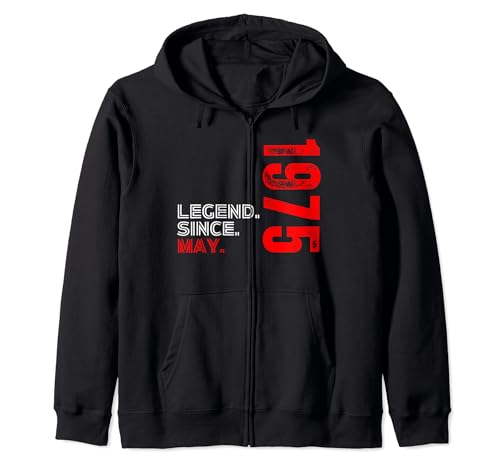 Comprar Nacido en mayo 1975 Leyenda cumpleaños vintage desde mayo 1975 BlackFriday Sudadera con Capucha Ofertas 2024 | regaloscumple.com