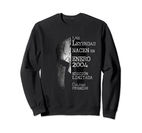 Consigue ahora 19 años Cumpleaños Las Leyendas nacen en Enero 2004 Navidad Sudadera Top Precio 2024 | regaloscumple.com