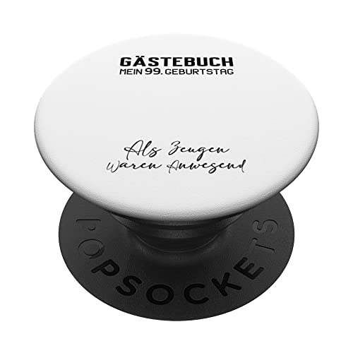 Consigue Promoción ahora Gästebuch Mein 99. Geburtstag Libro visitas Firma PopSockets PopGrip Intercambiable Top Precio 2024 | regaloscumple.com