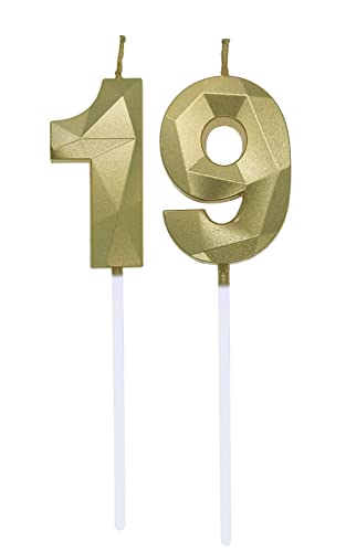 Comprar Velas Cumpleaños Número 1 y 9 Vela para 19 Ideas para regalar Años Cumpleaños Decoracion Tartas Cumpleaños Toppers Pastel Decorativo para Fiesta Cumpleaños y Celebración del 91 Aniversario Bodas Oro Top Precio 2025 | regaloscumple.com