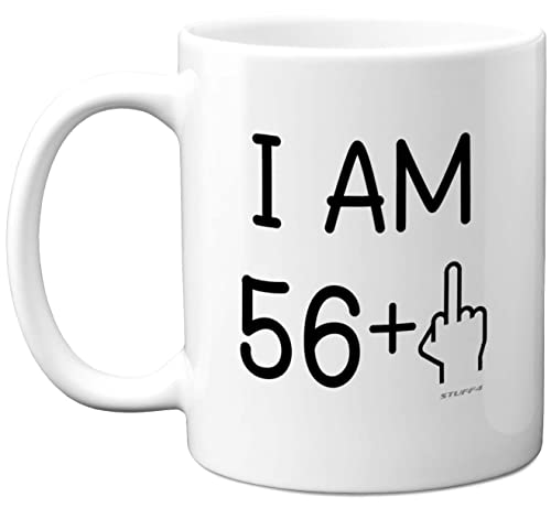 Consigue ahora Regalos cumpleaños 57 para mujeres y hombres taza grosera dedo medio regalos Navidad broma broma tazas divertidas perfectas para regalo cincuenta y siete cincuenta y séptimo cumpleaños tazas Ofertas 2024 | regaloscumple.com