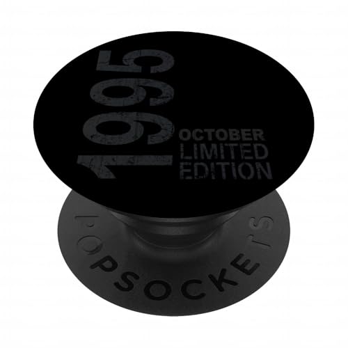 Comprar Octubre 1995 Impresionante 1995 Vintage 1995 Retro 1995 Edición PopSockets Promoción PopGrip Intercambiable Top Precio 2025 | regaloscumple.com