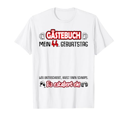 Comprar Libro visitas BlackFriday 44 cumpleaños para firmar divertido 44 años Camiseta Rebajas 2024 | regaloscumple.com