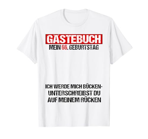 Comprar Libro visitas 66 cumpleaños hombre mujer divertido 66 cumpleaños Cumpleaños decoración Camiseta Top Precio 2024 | regaloscumple.com