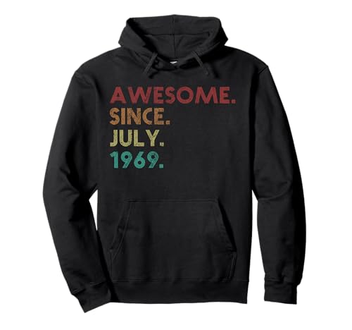 Comprar Impresionante desde julio Promoción 1969 Divertido cumpleaños número 56 Sudadera con Capucha Top Precio 2024 | regaloscumple.com