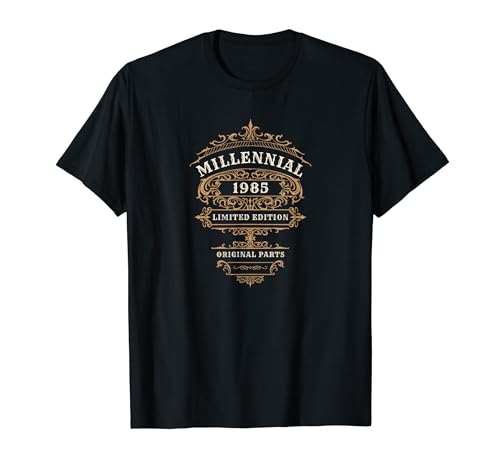 Oferta CUMPLEAÑOS MILLENNIAL PIEZAS Camiseta