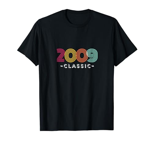 Consigue ahora Cumpleaños Mujeres y Hombres Regalo cumpleaños 2009 Clásico Camiseta Regalos Top Precio 2024 | regaloscumple.com